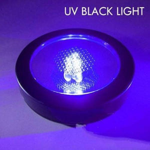 LED Light Up Drink Coasters - UV Black light (6 Quantity Per Pack) - Glow-Paradise
