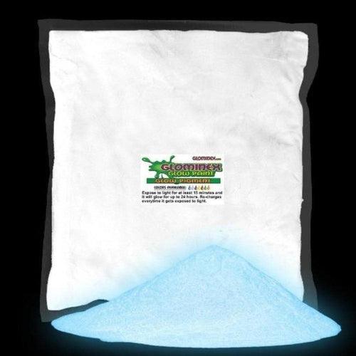 Glominex Glow Pigment 1 kg - Invisible Day (Blue Color, 1 Kg Per Pack) - Glow-Paradise