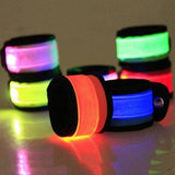 LED Light Up Slap Bracelet (Red Color, 1 Quantity Per Pack) - Glow-Paradise