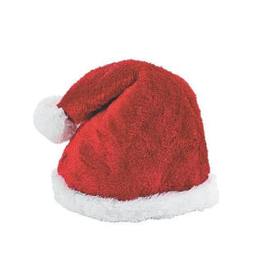 Adult’s Santa Deluxe Hat (1 Quantity Per Pack) - Glow-Paradise