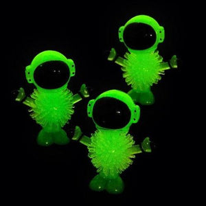 Glow in the Dark Space Astronaut Porcupine Characters (12 Pieces Per Pack) - Glow-Paradise