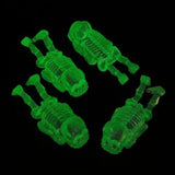 Glow Wear Skeleton Flingers (Vinyl. 3 1/2" , 12 Count Per Pack) - Glow-Paradise
