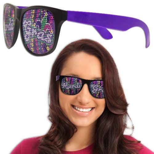 Mardi Gras Party Sunglasses (1 Per Pack) - Glow-Paradise