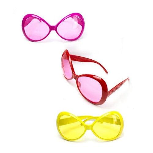 Jumbo Glamorous Sunglasses (12 Quantity Per Pack) - Glow-Paradise