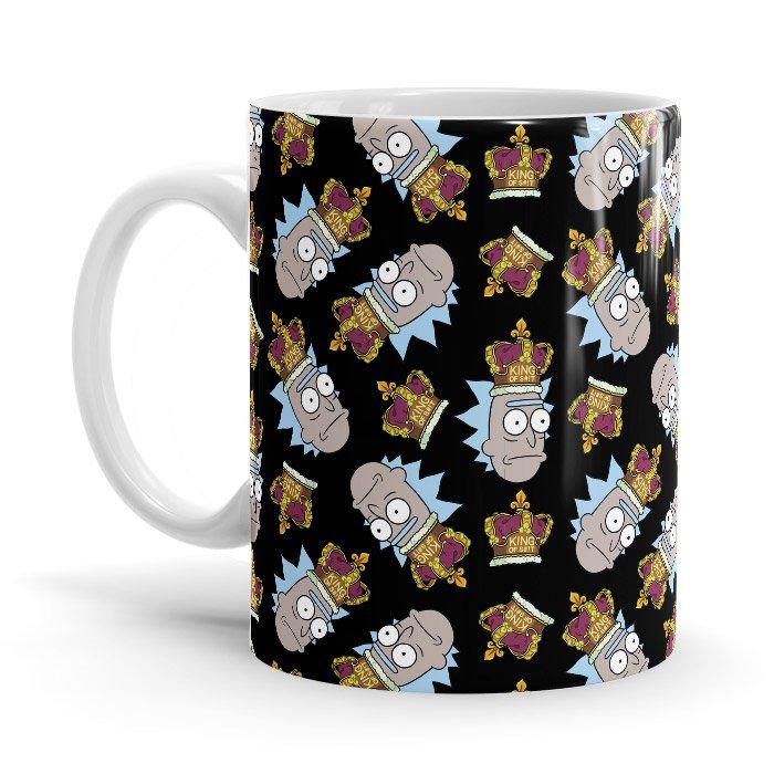 King Of Shit - Rick And Morty Ceramic Home Kitchen Drinking Coffee Milk Mug (350ml/11oz, Made in USA) - Glow-Paradise