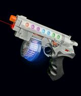 Space Galaxy Infinity Blaster Laser LED Gun Pistol - Glow-Paradise