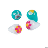 LED Light Up Easter Rings (Assorted Colors, 12 Rings Per Pack) - Glow-Paradise