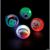 LED Light-Up Flashing Christmas Rings (Assorted Colors, 12 Rings Per Pack) - Glow-Paradise