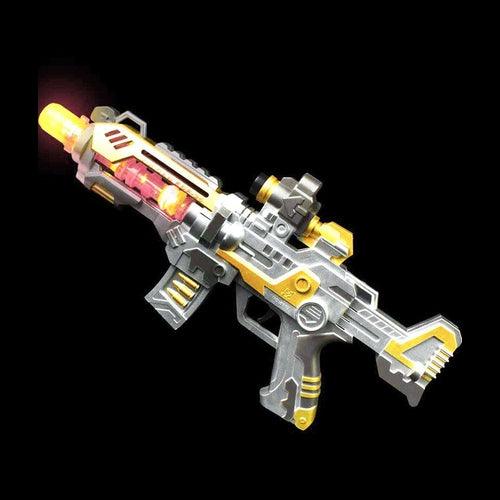 LED Light Up 17 inch Projector Machine Blaster Gun Pistol Toy For Kids - Glow-Paradise