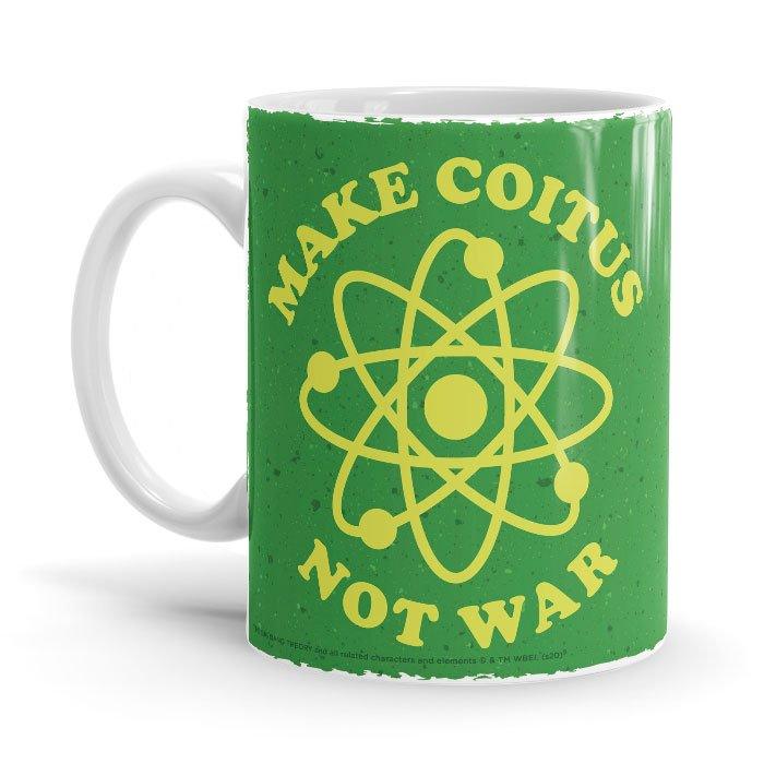 Make Coitus - The Big Bang Theory Ceramic Home Kitchen Drinking Coffee Milk Mug (350ml/11oz, Made in USA) - Glow-Paradise