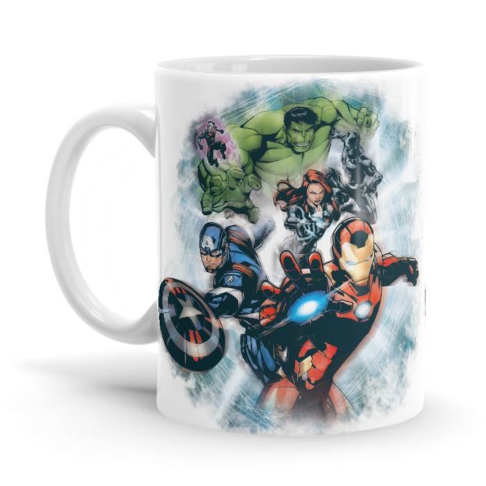 Classic Avengers - Marvel Ceramic Home Kitchen Drinking Coffee Milk Mug (350ml/11oz, Made in USA) - Glow-Paradise