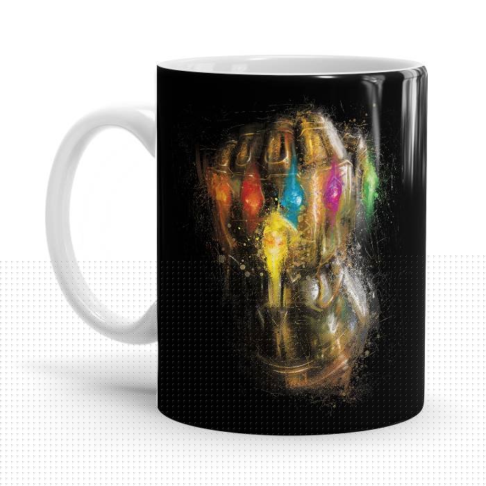 The Infinity Gauntlet - Marvel Ceramic Home Kitchen Drinking Coffee Milk Mug (350ml/11oz, Made in USA) - Glow-Paradise