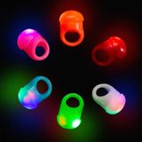 LED Flashing Jelly Rings (Blue Color, 24 Rings Per Pack) - Glow-Paradise