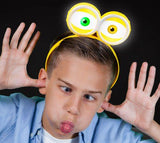 Light Up Flashing Minion Eye Headband (1 Quantity Per Pack) - Glow-Paradise
