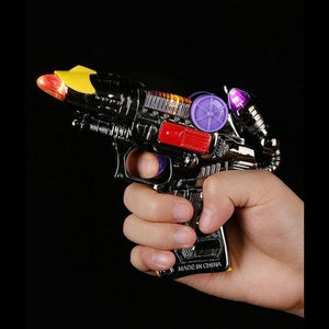 Sound Activated Mini Blaster LED Gun Pistol for Kids (6 Quantity Per Pack) - Glow-Paradise