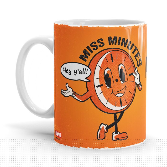 Miss Minutes: Hey Y'all - Marvel Ceramic Home Kitchen Drinking Coffee Milk Mug (350ml/11oz, Made in USA) - Glow-Paradise