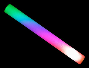 LED Light Up 16 Inch Multicolor Foam Stick Baton (Assorted Colors, 1 Per Pack) - Glow-Paradise