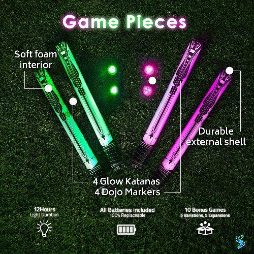 Glow Battle Ninja Game with Glow In The Dark Foam Swords (1 Set Per Pack) - Glow-Paradise