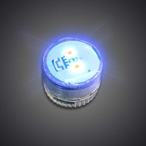LED Light Up Non Flashing Button Body Light (Blue Color, 1 Per Pack) - Glow-Paradise