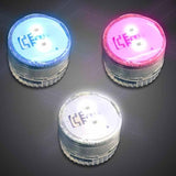 LED Light Up Non Flashing Button Body Light (Pink Color, 1 Per Pack) - Glow-Paradise