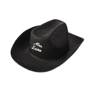 Non Light-up Cowboy Hats (Black Color, 1 Quantity Per Pack) - Glow-Paradise