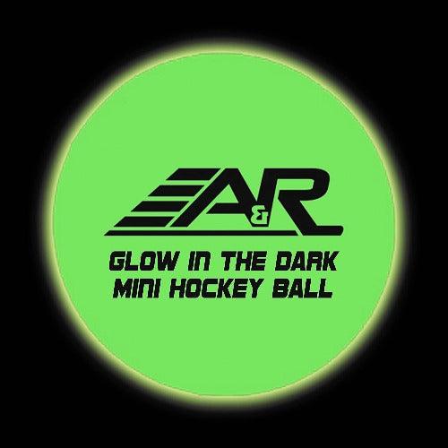 Glow in The Dark Mini Hockey Balls (4 Per Pack) - Glow-Paradise