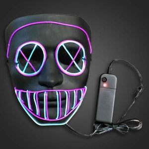 EL Wire X Out Mask (1 Mask Per Pack) - Glow-Paradise