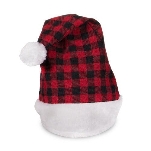 Plaid Santa Hat (1 Quantity Per Pack) - Glow-Paradise