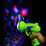 Multicolor LED RGB Light Up Prism Ball Gun Pistol for Kids - Glow-Paradise