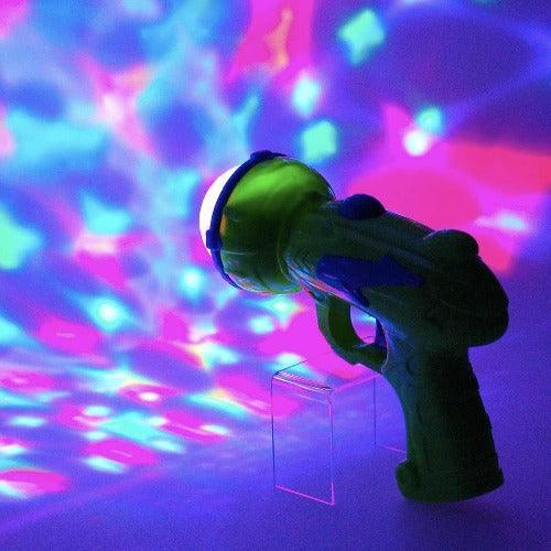 Multicolor LED RGB Light Up Prism Ball Gun Pistol for Kids - Glow-Paradise