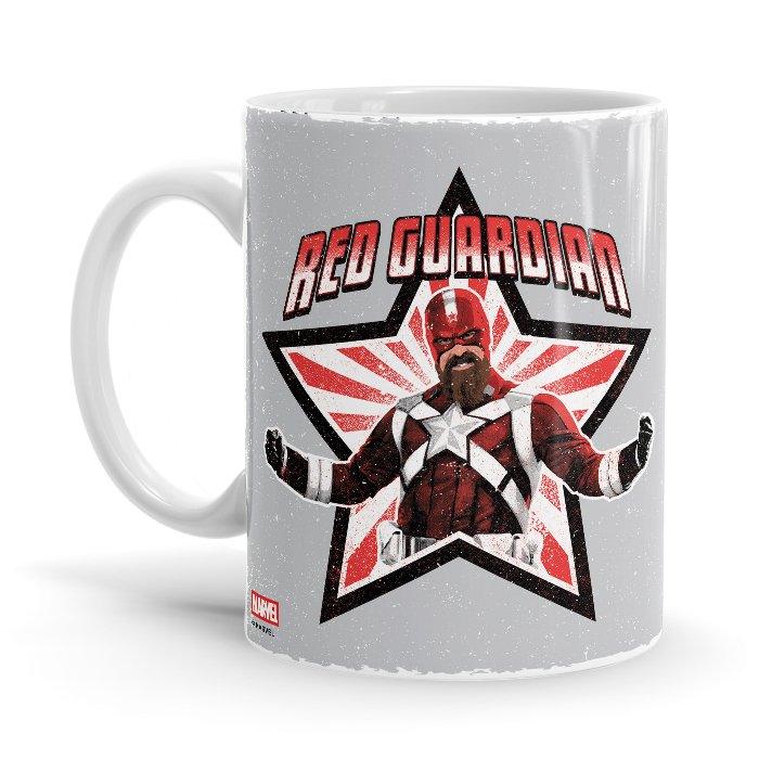 Red Guardian - Marvel Ceramic Home Kitchen Drinking Coffee Milk Mug (350ml/11oz, Made in USA) - Glow-Paradise