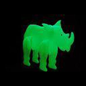 Glow in the Dark 3D Safari Animal - Rhino (2 Pieces Per Pack) - Glow-Paradise