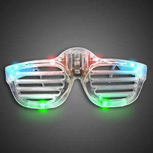 LED Light Up Translucent Rockstar Glasses - Multicolor (1 Eyeglasses Per Pack) - Glow-Paradise