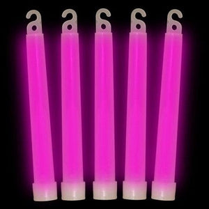 6 Inch Premium Glow Sticks (Pink Color, 12 Count Per Pack) - Glow-Paradise