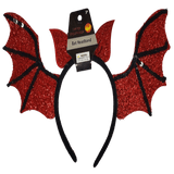 Sequine Bat Headband - Assorted (12 Quantity Per Pack) - Glow-Paradise