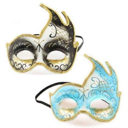 Sexy & Pretty Masquerade Mask - 2 designs (12 Per Pack) - Glow-Paradise