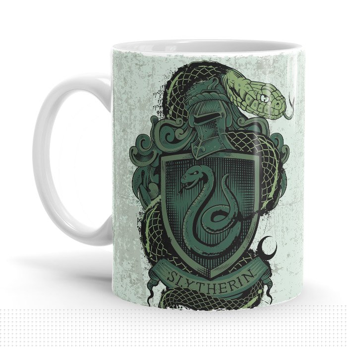 Slytherin Pride - Harry Potter Ceramic Home Kitchen Drinking Coffee Milk Mug (350ml/11oz, Made in USA) - Glow-Paradise