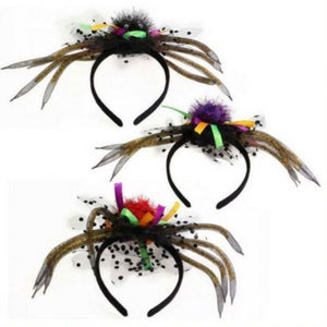 Spider Headband - 3 designs (12 Quantity Per Pack) - Glow-Paradise