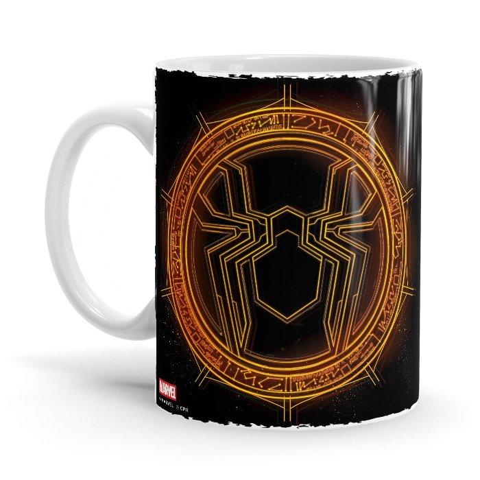 Spider-Man: Spell Logo - Marvel Ceramic Home Kitchen Drinking Coffee Milk Mug (350ml/11oz, Made in USA) - Glow-Paradise