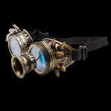 Spiked Steampunk Goggles With Magnifier (1 Quantity Per Pack) - Glow-Paradise