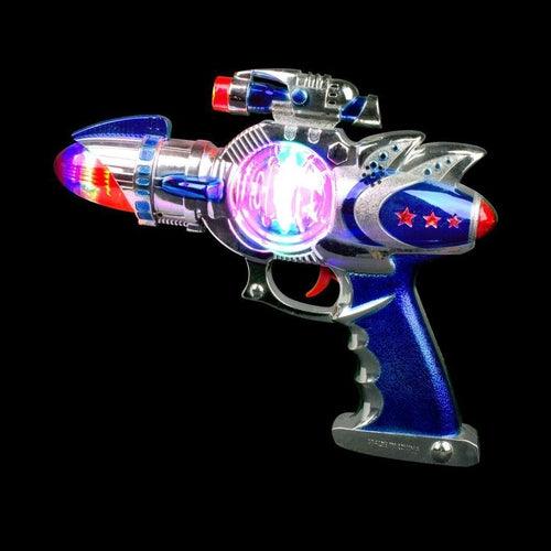 Space Galaxy Infinity Super Spinner Laser LED Gun Pistol for Kids - Glow-Paradise