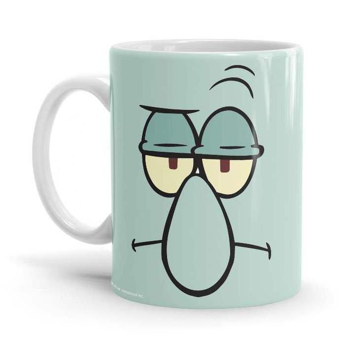 Squidward Face - Spongebob Squarepants Official Mug - Glow-Paradise