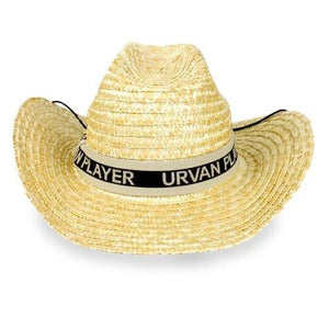 Straw Cowboy Hat with Strap (1 Quantity Per Pack) - Glow-Paradise