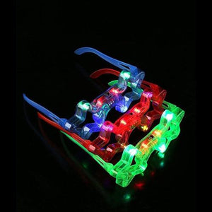 LED Light Up Star Eyeglasses - Assorted Colors (6 Eyeglasses Per Pack) - Glow-Paradise