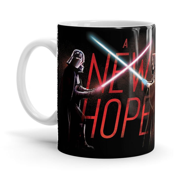 A New Hope - Star Wars Ceramic Home Kitchen Drinking Coffee Milk Mug (350ml/11oz, Made in USA) - Glow-Paradise