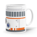 BB8 Wrap - Star Wars Ceramic Home Kitchen Drinking Coffee Milk Mug (350 ml/11oz, Made in USA) - Glow-Paradise