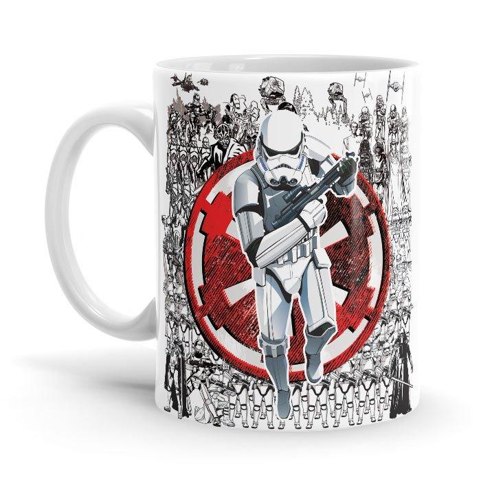 Vader Army - Star Wars Ceramic Home Kitchen Drinking Coffee Milk Mug (350ml/11oz, Made in USA) - Glow-Paradise