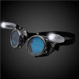 LED Steampunk Mesh Goggles (1 Quantity Per Pack) - Glow-Paradise