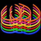 22 Inch Twister Glow Stick Necklaces (White Color, 25 Count Per Pack) - Glow-Paradise