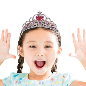 Heart Stone Tiaras (12 Quantity Per Pack) - Glow-Paradise